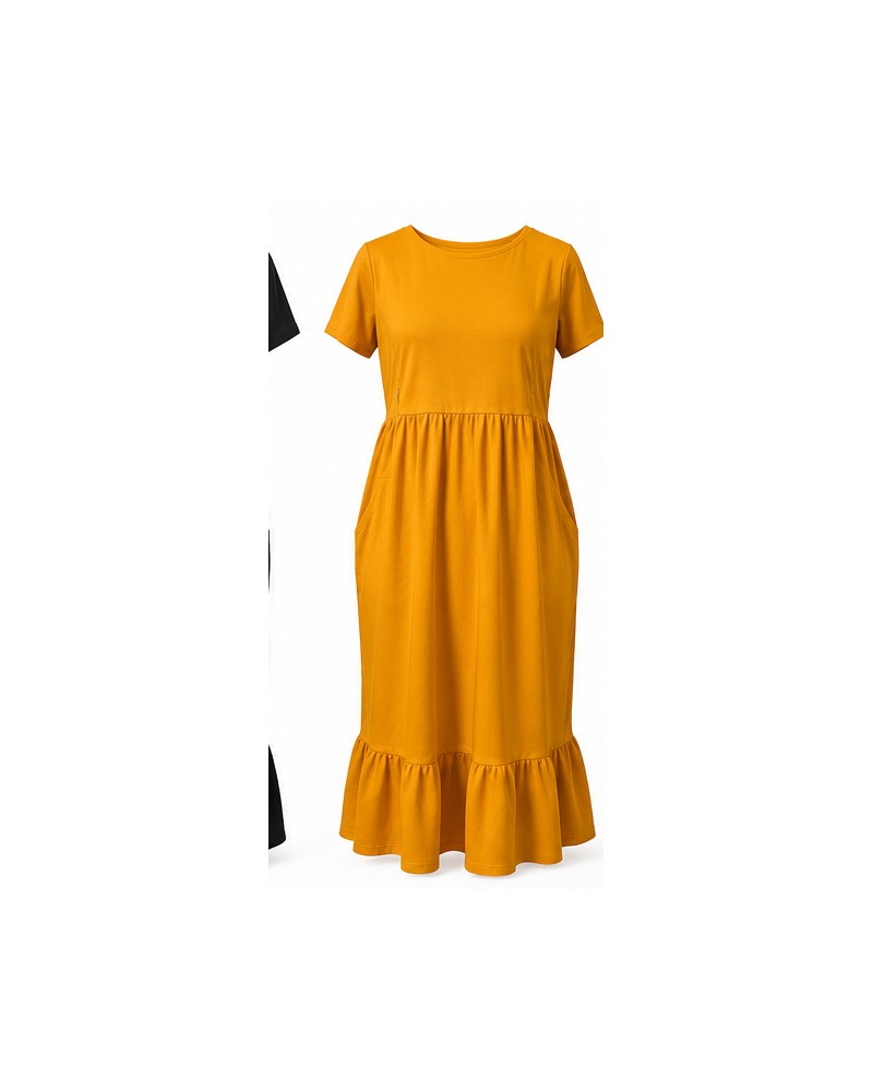 The Homestead Dress in Mustard